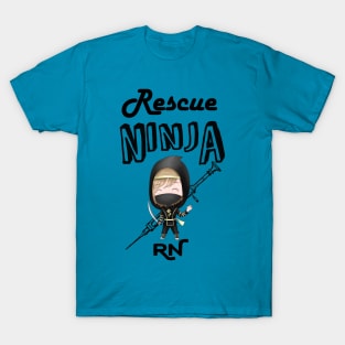 Rescue ninja RN - men -nurse nursing lvn lpn nurse practitioner T-Shirt